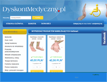 Tablet Screenshot of dyskontmedyczny.pl